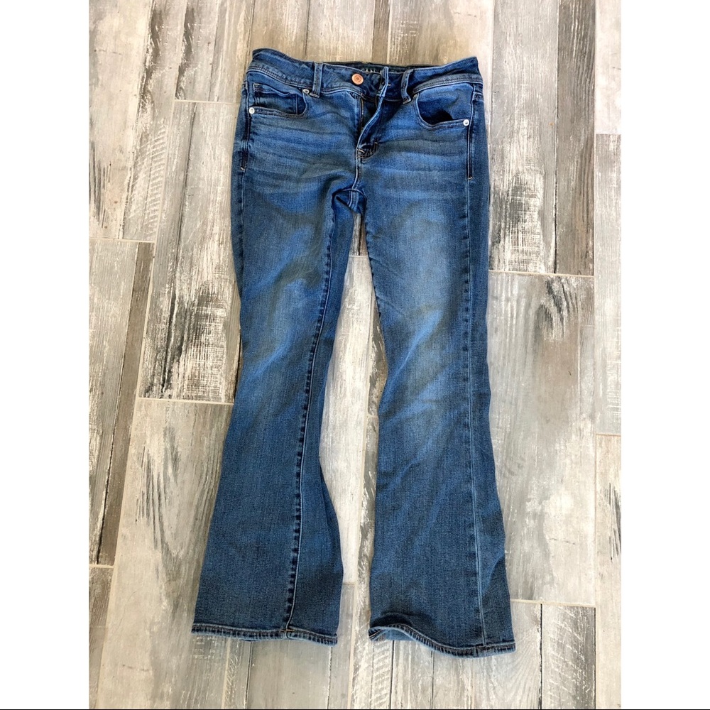 American Eagle Super Stretch Boot  Cut Jeans Size8